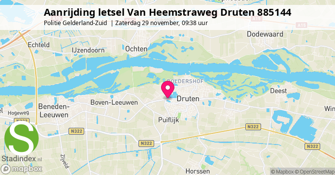 Aanrijding letsel Van Heemstraweg Druten 885144