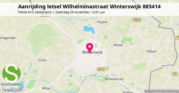 Aanrijding letsel Wilhelminastraat Winterswijk 885414