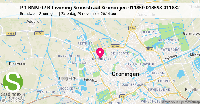 P 1 BNN-02 BR woning Siriusstraat Groningen 011850 013593 011832