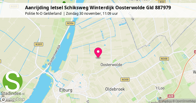 Aanrijding letsel Schiksweg Winterdijk Oosterwolde Gld 887979