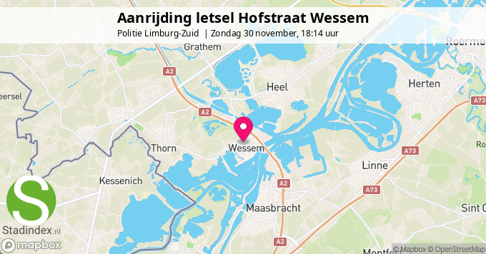 Aanrijding letsel Hofstraat Wessem