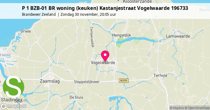 P 1 BZB-01 BR woning (keuken) Kastanjestraat Vogelwaarde 196733