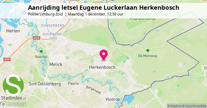 Aanrijding letsel Eugene Luckerlaan Herkenbosch