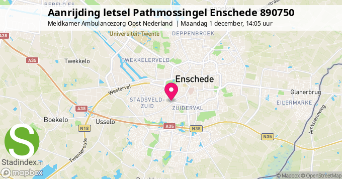 Aanrijding letsel Pathmossingel Enschede 890750