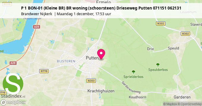 P 1 BON-01 (Kleine BR) BR woning (schoorsteen) Drieseweg Putten 071151 062131