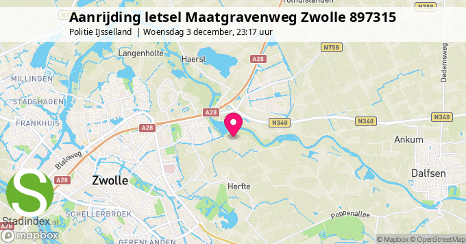 Aanrijding letsel Maatgravenweg Zwolle 897315