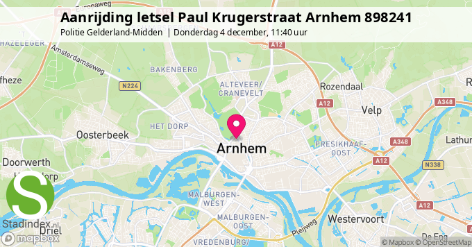 Aanrijding letsel Paul Krugerstraat Arnhem 898241