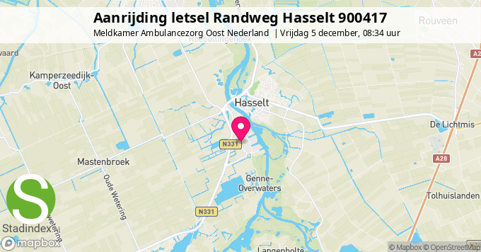 Aanrijding letsel Randweg Hasselt 900417
