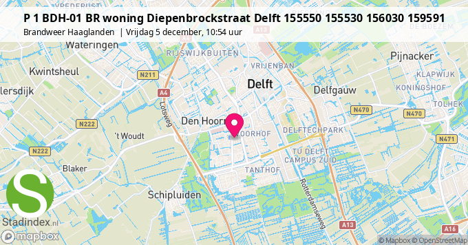 P 1 BDH-01 BR woning Diepenbrockstraat Delft 155550 155530 156030 159591