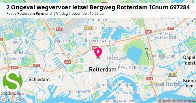 2 Ongeval wegvervoer letsel Bergweg Rotterdam ICnum 697284