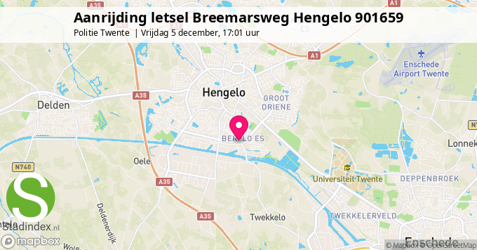 Aanrijding letsel Breemarsweg Hengelo 901659