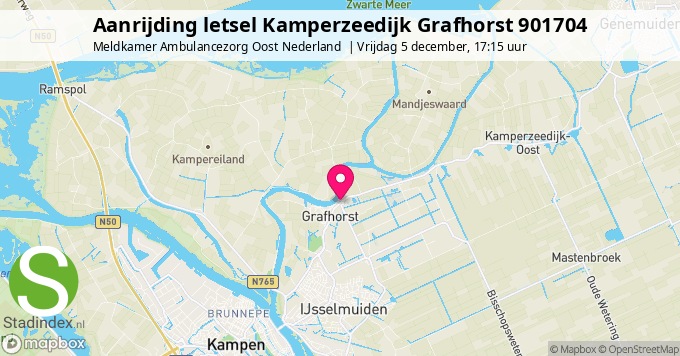 Aanrijding letsel Kamperzeedijk Grafhorst 901704