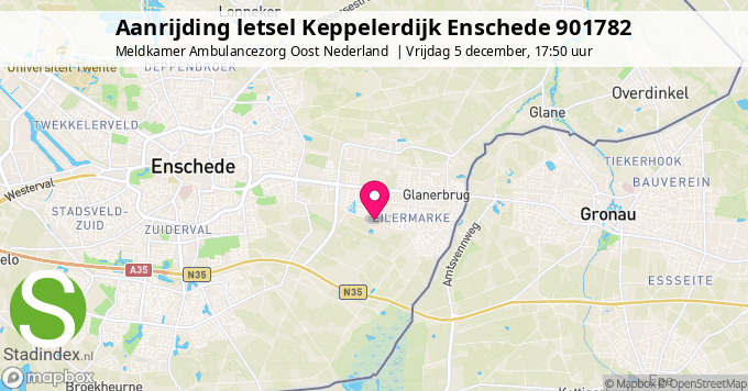 Aanrijding letsel Keppelerdijk Enschede 901782
