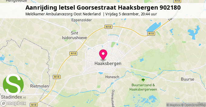 Aanrijding letsel Goorsestraat Haaksbergen 902180