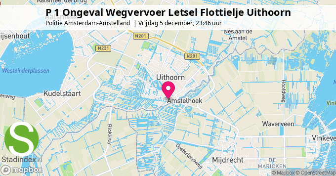 P 1 Ongeval Wegvervoer Letsel Flottielje Uithoorn