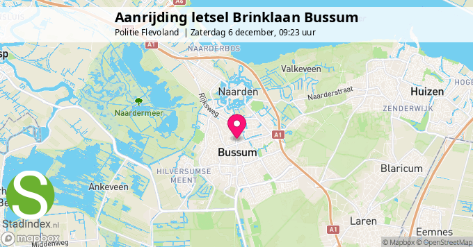 Aanrijding letsel Brinklaan Bussum