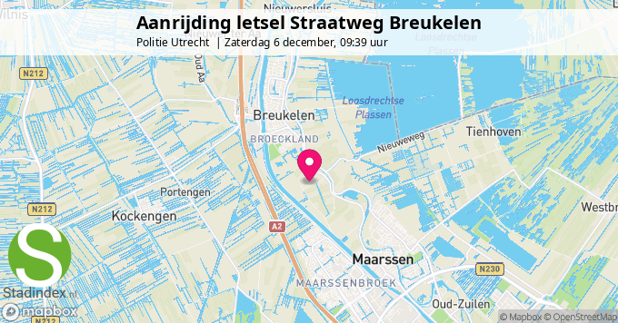 Aanrijding letsel Straatweg Breukelen