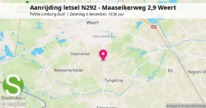 Aanrijding letsel N292 - Maaseikerweg 2,9 Weert