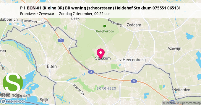 P 1 BON-01 (Kleine BR) BR woning (schoorsteen) Heidehof Stokkum 075551 065131