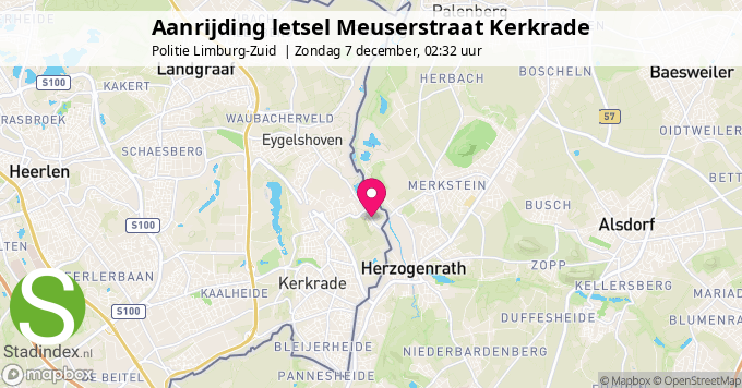 Aanrijding letsel Meuserstraat Kerkrade