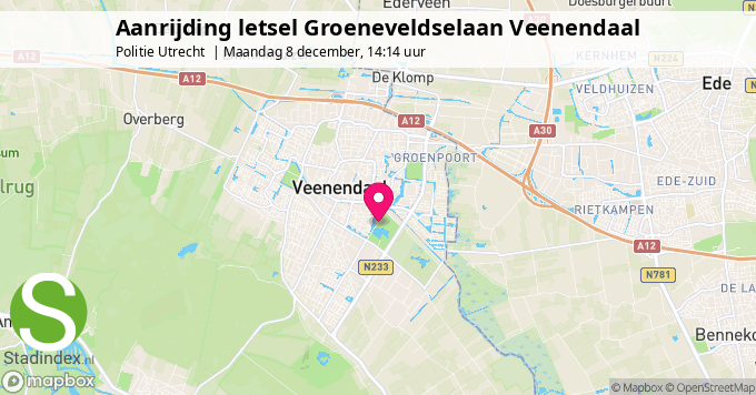 Aanrijding letsel Groeneveldselaan Veenendaal