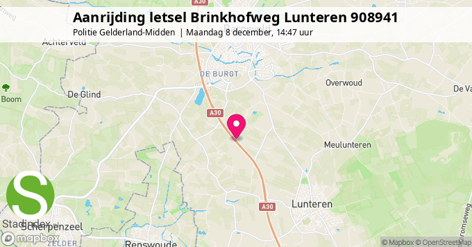 Aanrijding letsel Brinkhofweg Lunteren 908941