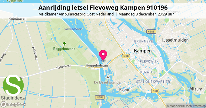 Aanrijding letsel Flevoweg Kampen 910196
