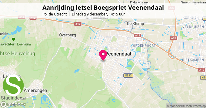 Aanrijding letsel Boegspriet Veenendaal