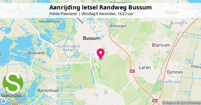 Aanrijding letsel Randweg Bussum