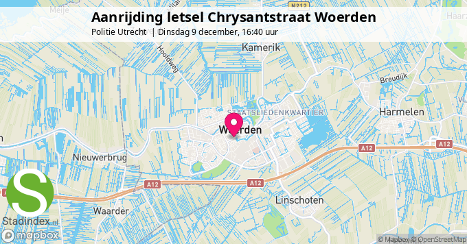 Aanrijding letsel Chrysantstraat Woerden
