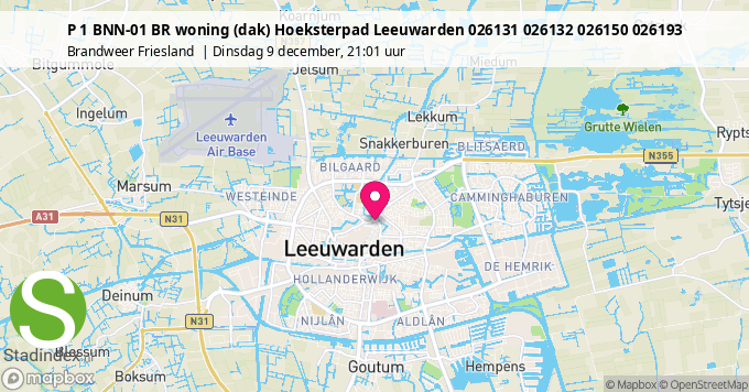 P 1 BNN-01 BR woning (dak) Hoeksterpad Leeuwarden 026131 026132 026150 026193