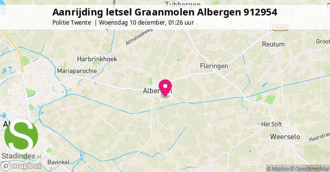 Aanrijding letsel Graanmolen Albergen 912954