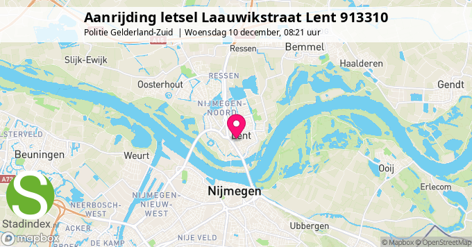 Aanrijding letsel Laauwikstraat Lent 913310