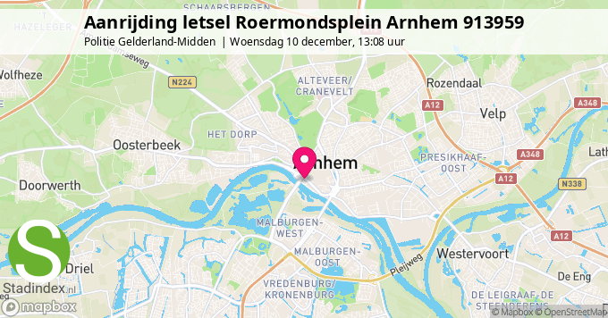 Aanrijding letsel Roermondsplein Arnhem 913959