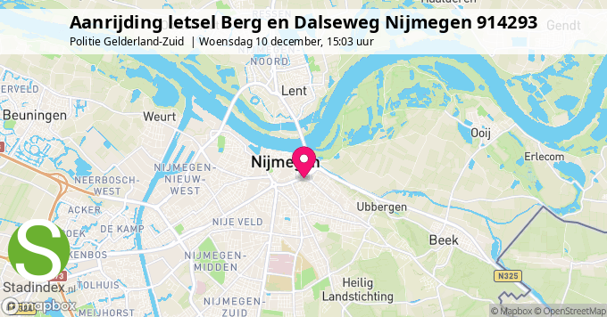 Aanrijding letsel Berg en Dalseweg Nijmegen 914293