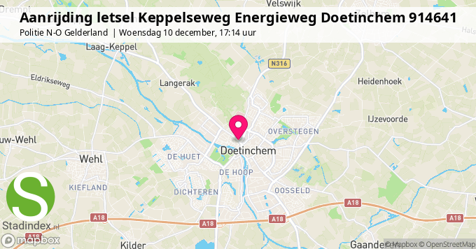 Aanrijding letsel Keppelseweg Energieweg Doetinchem 914641