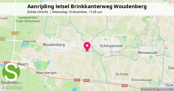 Aanrijding letsel Brinkkanterweg Woudenberg